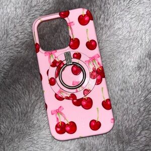 Velvet Caviar Pink Cherry Phone Case